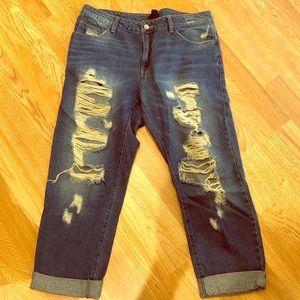 Forever 21 ripped jeans, size 29